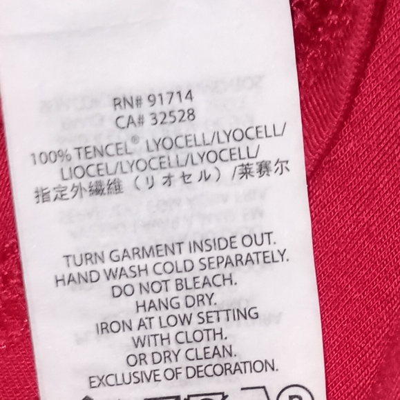 A/X Armani Exchange red Pullover Blouse Size XL - Picture 2 of 8